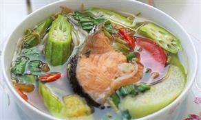 Canh chua cá rô
